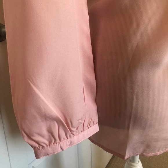 Pink Embroidered Peasant Smocked Top - Picture 3 of 9